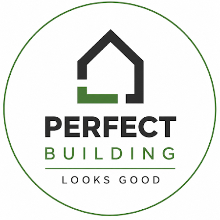 Perfect Building logo — pleisterwerken, gyprocwerken en schilderwerken